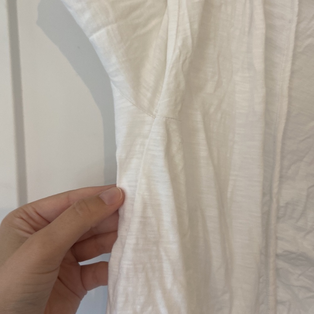 Kenneth Cole white open cardigan with front tie size S - Picture 13 of 16